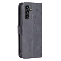 Kryty na mobil | Knižkové puzdro Rhombus čierne – Samsung Galaxy A36 | Kryty na mobil