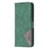Kryty na mobil | Knižkové puzdro Rhombus hnedé – Samsung Galaxy A56 | Kryty na mobil