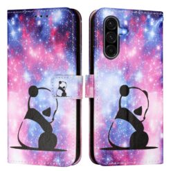 Kryty na mobil | Knižkové puzdro Trendy Cross case Baby panda – Samsung Galaxy A56 | Kryty na mobil