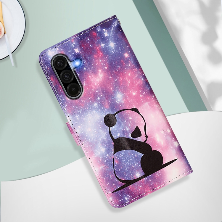 Knižkové puzdro Trendy Cross case Baby panda – Samsung Galaxy A56 | Kryty na mobil Kryty na mobil | Knižkové puzdro Trendy Cross case Baby panda – Samsung Galaxy A56 | Kryty na mobil