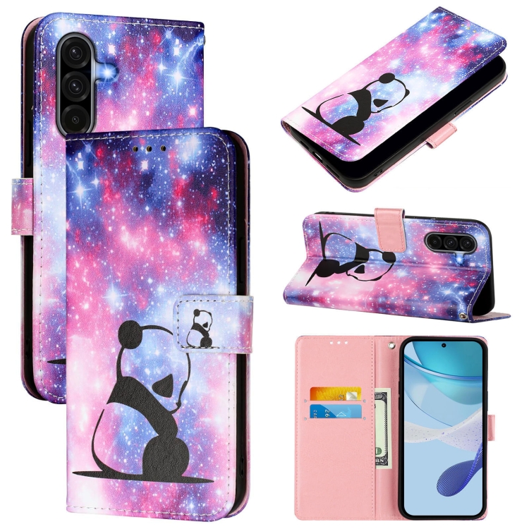 Knižkové puzdro Trendy Cross case Baby panda – Samsung Galaxy A56 | Kryty na mobil Kryty na mobil | Knižkové puzdro Trendy Cross case Baby panda – Samsung Galaxy A56 | Kryty na mobil