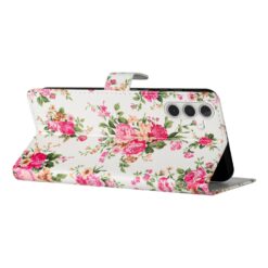 Knižkové puzdro Trendy Cross case Kvety – Samsung Galaxy A56 | Kryty na mobil Kryty na mobil | Knižkové puzdro Trendy Cross case Kvety – Samsung Galaxy A56 | Kryty na mobil