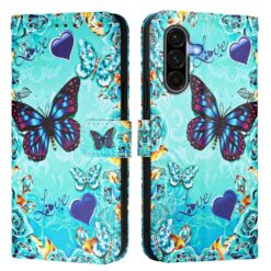 Knižkové puzdro Trendy Cross case Motýľ – Samsung Galaxy A56
