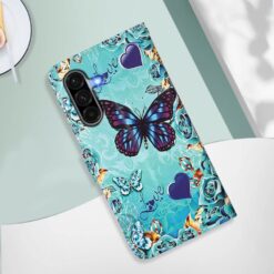 Kryty na mobil | Knižkové puzdro Trendy Cross case Motýľ – Samsung Galaxy A56 | Kryty na mobil