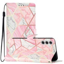 Knižkové puzdro Trendy Cross case Ružový mramor – Samsung Galaxy A56 | Kryty na mobil Kryty na mobil | Knižkové puzdro Trendy Cross case Ružový mramor – Samsung Galaxy A56 | Kryty na mobil