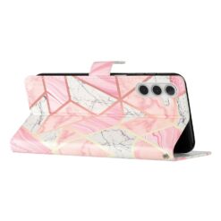 Knižkové puzdro Trendy Cross case Ružový mramor – Samsung Galaxy A56 | Kryty na mobil Kryty na mobil | Knižkové puzdro Trendy Cross case Ružový mramor – Samsung Galaxy A56 | Kryty na mobil