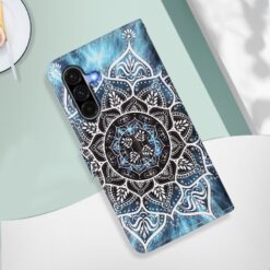 Kryty na mobil | Knižkové puzdro Trendy Cross case Undersea mandala – Samsung Galaxy A56 | Kryty na mobil