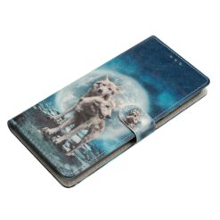 Kryty na mobil | Knižkové puzdro Trendy Cross case Vlky – Samsung Galaxy A56 | Kryty na mobil