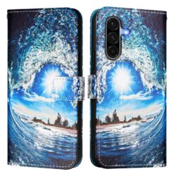 Knižkové puzdro Trendy Cross case Vlna – Samsung Galaxy A56
