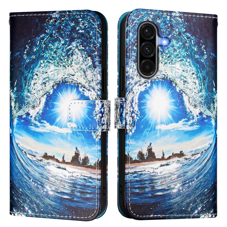 Knižkové puzdro Trendy Cross case Vlna – Samsung Galaxy A56 | Kryty na mobil Kryty na mobil | Knižkové puzdro Trendy Cross case Vlna – Samsung Galaxy A56 | Kryty na mobil
