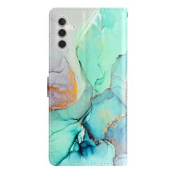 Kryty na mobil | Knižkové puzdro Trendy Cross case Zelený mramor – Samsung Galaxy A56 | Kryty na mobil