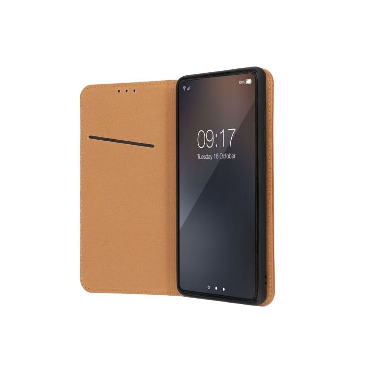 Kožené puzdro Smart Pro hnedé – Samsung Galaxy A56 | Kryty na mobil Kryty na mobil | Kožené puzdro Smart Pro hnedé – Samsung Galaxy A56 | Kryty na mobil