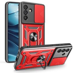 Odolný kryt CamCover Armor červený – Samsung Galaxy A56