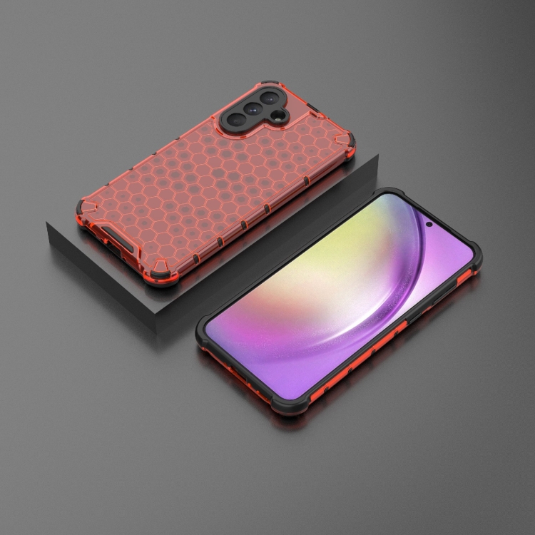 Odolný kryt Honeycomb Armor červený – Samsung Galaxy A56 | Kryty na mobil Kryty na mobil | Odolný kryt Honeycomb Armor červený – Samsung Galaxy A56 | Kryty na mobil