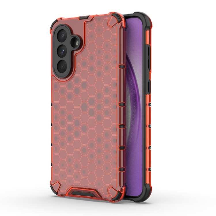 Odolný kryt Honeycomb Armor červený – Samsung Galaxy A56 | Kryty na mobil Kryty na mobil | Odolný kryt Honeycomb Armor červený – Samsung Galaxy A56 | Kryty na mobil