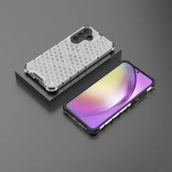 Kryty na mobil | Odolný kryt Honeycomb Armor transparentný – Samsung Galaxy A56 | Kryty na mobil