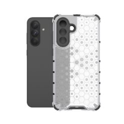 Kryty na mobil | Odolný kryt Honeycomb Armor transparentný – Samsung Galaxy A56 | Kryty na mobil
