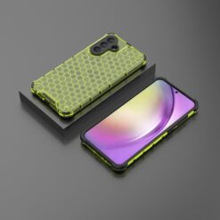 Kryty na mobil | Odolný kryt Honeycomb Armor zelený – Samsung Galaxy A56 | Kryty na mobil
