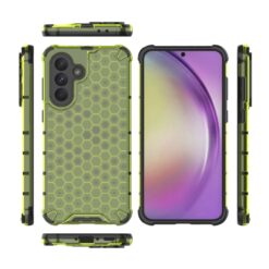 Kryty na mobil | Odolný kryt Honeycomb Armor zelený – Samsung Galaxy A56 | Kryty na mobil