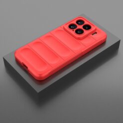 Kryty na mobil | Odolný kryt Magic Shield červený – Xiaomi 15 | Kryty na mobil