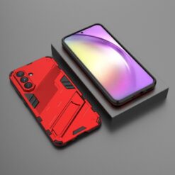 Odolný Kryt Punk armor case červený – Samsung Galaxy A56 | Kryty na mobil Kryty na mobil | Odolný Kryt Punk armor case červený – Samsung Galaxy A56 | Kryty na mobil
