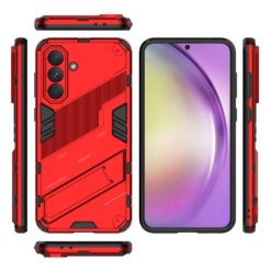 Odolný Kryt Punk armor case červený – Samsung Galaxy A56 | Kryty na mobil Kryty na mobil | Odolný Kryt Punk armor case červený – Samsung Galaxy A56 | Kryty na mobil