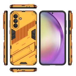 Kryty na mobil | Odolný Kryt Punk armor case oranžový – Samsung Galaxy A56 | Kryty na mobil
