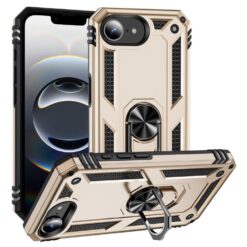 Kryty na mobil | Odolný kryt Ring Armor zlatý – Apple iPhone 16e / 17e | Kryty na mobil