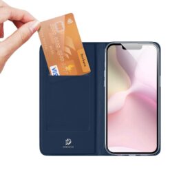 Peňaženkové puzdro Dux Ducis Skin Pro modré – Apple iPhone 16e / 17e | Kryty na mobil Kryty na mobil | Peňaženkové puzdro Dux Ducis Skin Pro modré – Apple iPhone 16e / 17e | Kryty na mobil