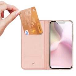 Peňaženkové puzdro Dux Ducis Skin Pro ružové – Apple iPhone 16e / 17e | Kryty na mobil Kryty na mobil | Peňaženkové puzdro Dux Ducis Skin Pro ružové – Apple iPhone 16e / 17e | Kryty na mobil