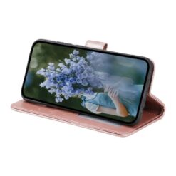 Peňaženkové puzdro Embossing Pattern Flowery Mandala bledoružové – Xiaomi 15 | Kryty na mobil Kryty na mobil | Peňaženkové puzdro Embossing Pattern Flowery Mandala bledoružové – Xiaomi 15 | Kryty na mobil