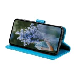 Peňaženkové puzdro Embossing Pattern Flowery Mandala modré – Xiaomi 15 | Kryty na mobil Kryty na mobil | Peňaženkové puzdro Embossing Pattern Flowery Mandala modré – Xiaomi 15 | Kryty na mobil