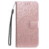 Peňaženkové puzdro Embossing Pattern Slnečnica hnedé – Apple iPhone 16e / 17e | Kryty na mobil Kryty na mobil | Peňaženkové puzdro Embossing Pattern Slnečnica hnedé – Apple iPhone 16e / 17e | Kryty na mobil