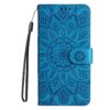 Kryty na mobil | Peňaženkové puzdro Embossing Pattern Slnečnica fialové – Huawei Nova 13 | Kryty na mobil