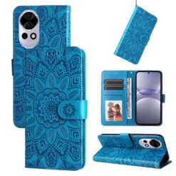 Peňaženkové puzdro Embossing Pattern Slnečnica modré – Huawei Nova 13 | Kryty na mobil Kryty na mobil | Peňaženkové puzdro Embossing Pattern Slnečnica modré – Huawei Nova 13 | Kryty na mobil