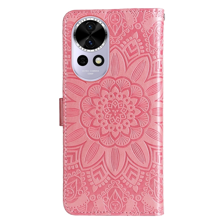 Peňaženkové puzdro Embossing Pattern Slnečnica ružové – Huawei Nova 13 | Kryty na mobil Kryty na mobil | Peňaženkové puzdro Embossing Pattern Slnečnica ružové – Huawei Nova 13 | Kryty na mobil
