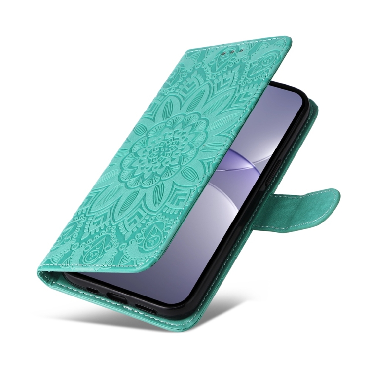 Peňaženkové puzdro Embossing Pattern Slnečnica zelené – Huawei Nova 13 | Kryty na mobil Kryty na mobil | Peňaženkové puzdro Embossing Pattern Slnečnica zelené – Huawei Nova 13 | Kryty na mobil