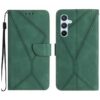 Kryty na mobil | Peňaženkové puzdro Embossing Pattern Stitchy case čierne – Samsung Galaxy A36 | Kryty na mobil