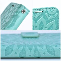 Kryty na mobil | Peňaženkové puzdro Mezzo mandala zelené – Samsung Galaxy A36 | Kryty na mobil