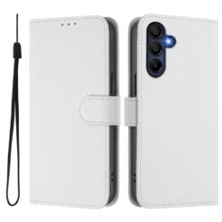 Peňaženkové puzdro Solid biele – Samsung Galaxy A36