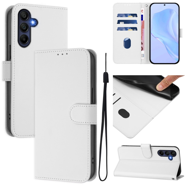 Peňaženkové puzdro Solid biele – Samsung Galaxy A36 | Kryty na mobil Kryty na mobil | Peňaženkové puzdro Solid biele – Samsung Galaxy A36 | Kryty na mobil