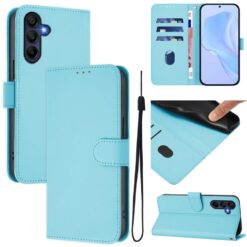 Kryty na mobil | Peňaženkové puzdro Solid bledomodré – Samsung Galaxy A26 | Kryty na mobil
