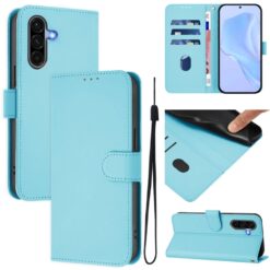 Kryty na mobil | Peňaženkové puzdro Solid bledomodré – Samsung Galaxy A56 | Kryty na mobil