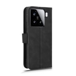 Peňaženkové puzdro Solid čierne – Xiaomi 15 | Kryty na mobil Kryty na mobil | Peňaženkové puzdro Solid čierne – Xiaomi 15 | Kryty na mobil