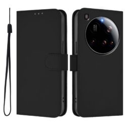 Peňaženkové puzdro Solid čierne – Xiaomi 15 Ultra