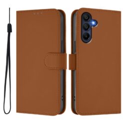 Peňaženkové puzdro Solid hnedé – Samsung Galaxy A36