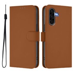 Peňaženkové puzdro Solid hnedé – Samsung Galaxy A56