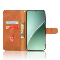 Peňaženkové puzdro Solid hnedé – Xiaomi 15 | Kryty na mobil Kryty na mobil | Peňaženkové puzdro Solid hnedé – Xiaomi 15 | Kryty na mobil