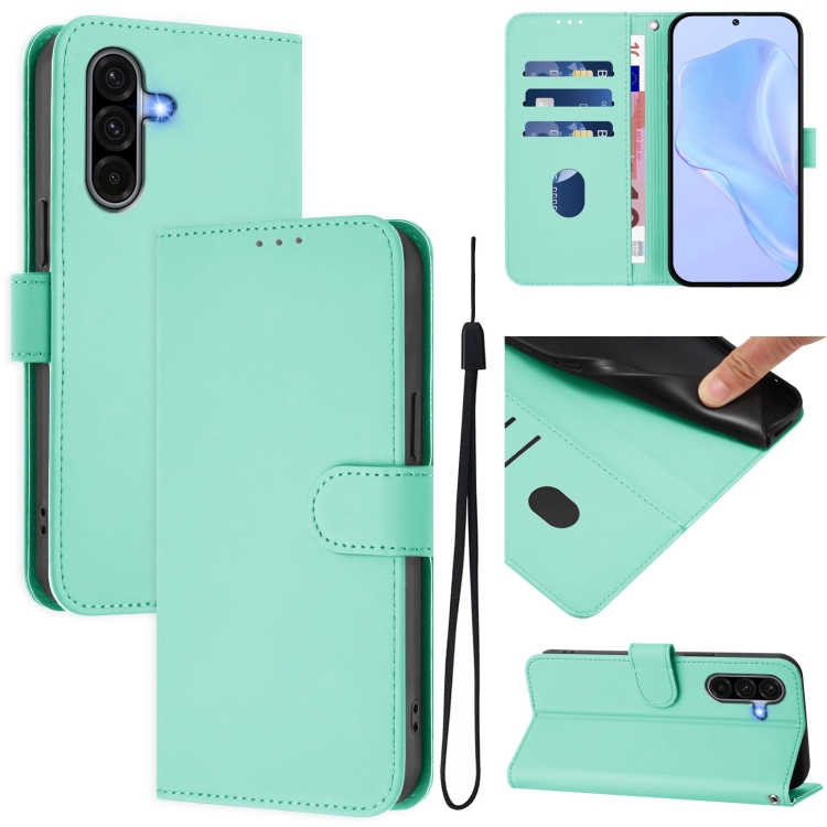 Peňaženkové puzdro Solid mätové – Samsung Galaxy A56 | Kryty na mobil Kryty na mobil | Peňaženkové puzdro Solid mätové – Samsung Galaxy A56 | Kryty na mobil