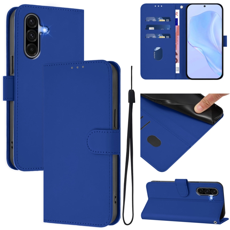 Peňaženkové puzdro Solid modré – Samsung Galaxy A56 | Kryty na mobil Kryty na mobil | Peňaženkové puzdro Solid modré – Samsung Galaxy A56 | Kryty na mobil